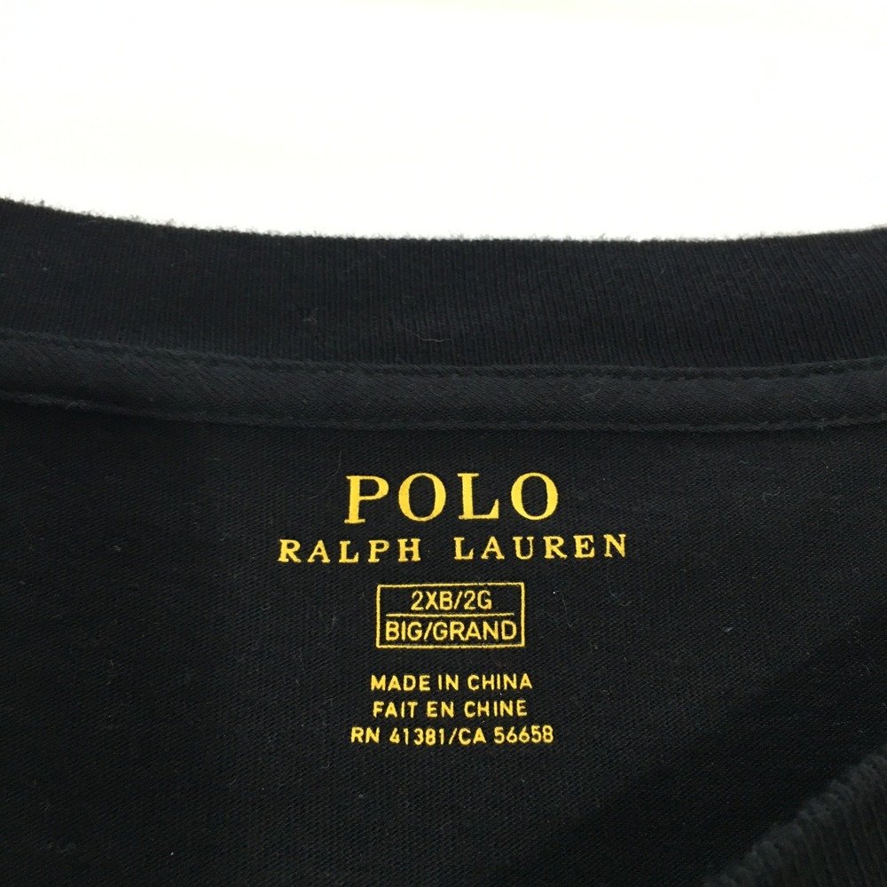 Polo Ralph Lauren Men's 2XB Long Sleeve T-Shirt Black Preppy - Picture 4 of 8